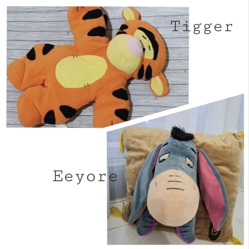 Boneka Tigger Disney preloved Boneka Eeyore preloved