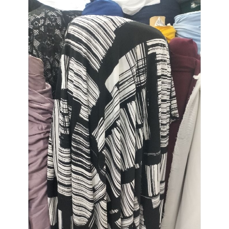 Bahan/Kain Jersey Motif