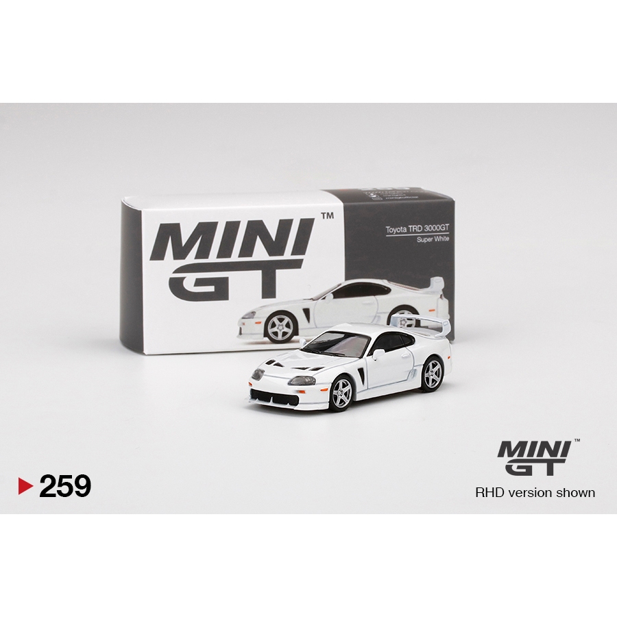 MINI GT Toyota TRD 3000GT Super White 1/64 Unsealed