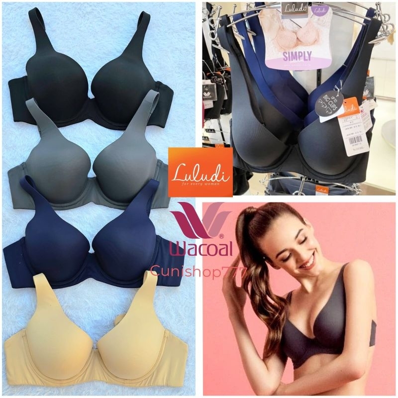 BRA LULUDI SIMPLY COLLECTION FULL CUP PAKAI KAWAT BUSA TIPIS BH WANITA POLOS LB 5018 R1 Lb5018 r1