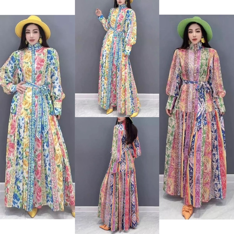 DRESS MAXI MOTIF / MAXI DRESS GAMIS MOTIF GAMIS