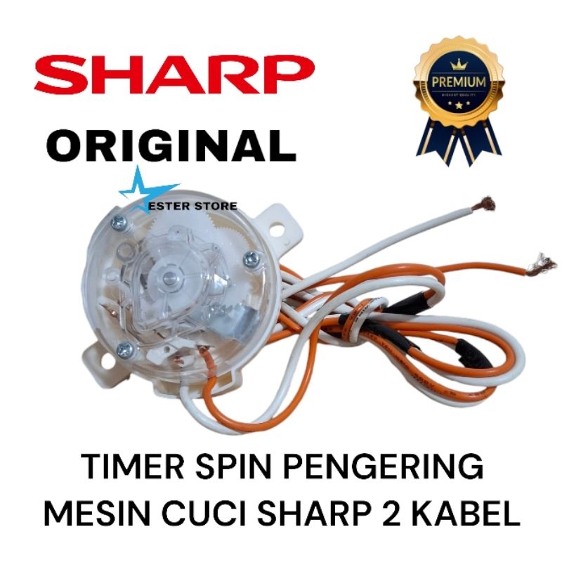 Sharp ES-68M Timer Spin  Original Sharp 2 Tabung Timer Sharp 2  kabel