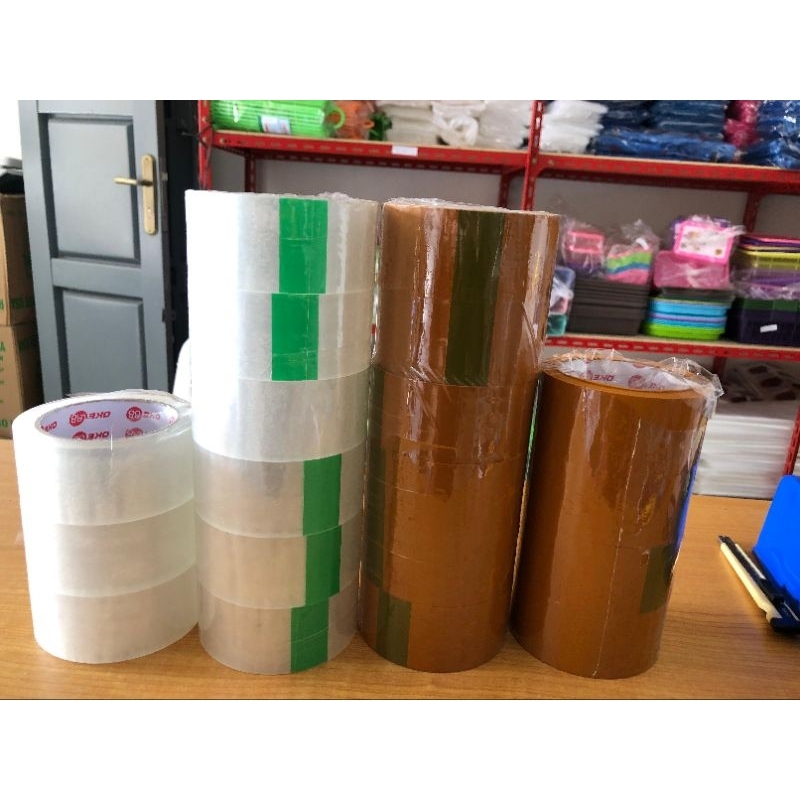 

Lakban Bening-Lakban coklat Murah Ekonomis 45MM ×90 Yard