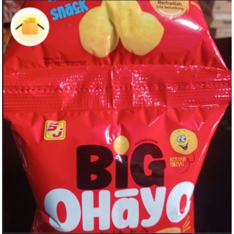 

Jajan berhadiah Uang Tunai Big Ohayo isi 10pcs