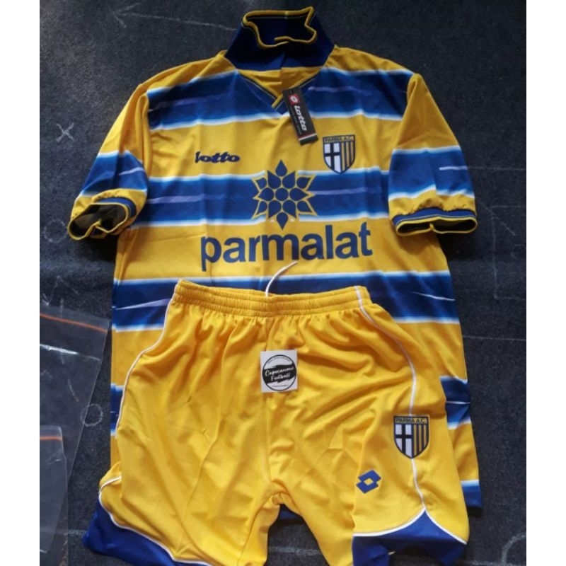 Jersey Parma retro 97 98 99 00 parmalat 1997 1998 1999 2000 2001 blockcore retro