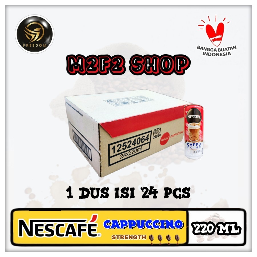 

Kopi Nescafe Ala Cafe Cappuccino Kaleng | Can - 220 ml (Kemasan Karton)