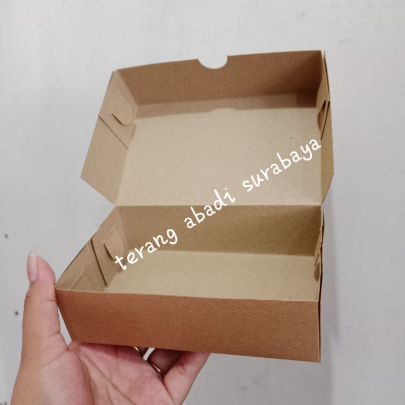 

Dus R2K Kraft/Dus Kue 9x14x4/Dua Kue Hajatan/Dus Roti Isi 2/Dus Isi 1 Kue/Dus Kue Murah/Dus Kue Coklat