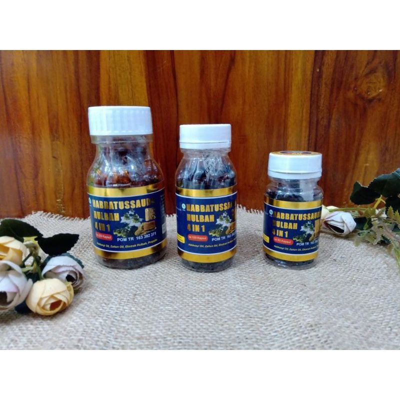 

Hulbah Sauda 4in1 - Jinten Hitam - Suplemen Kesehatan - Pusat herbal 02