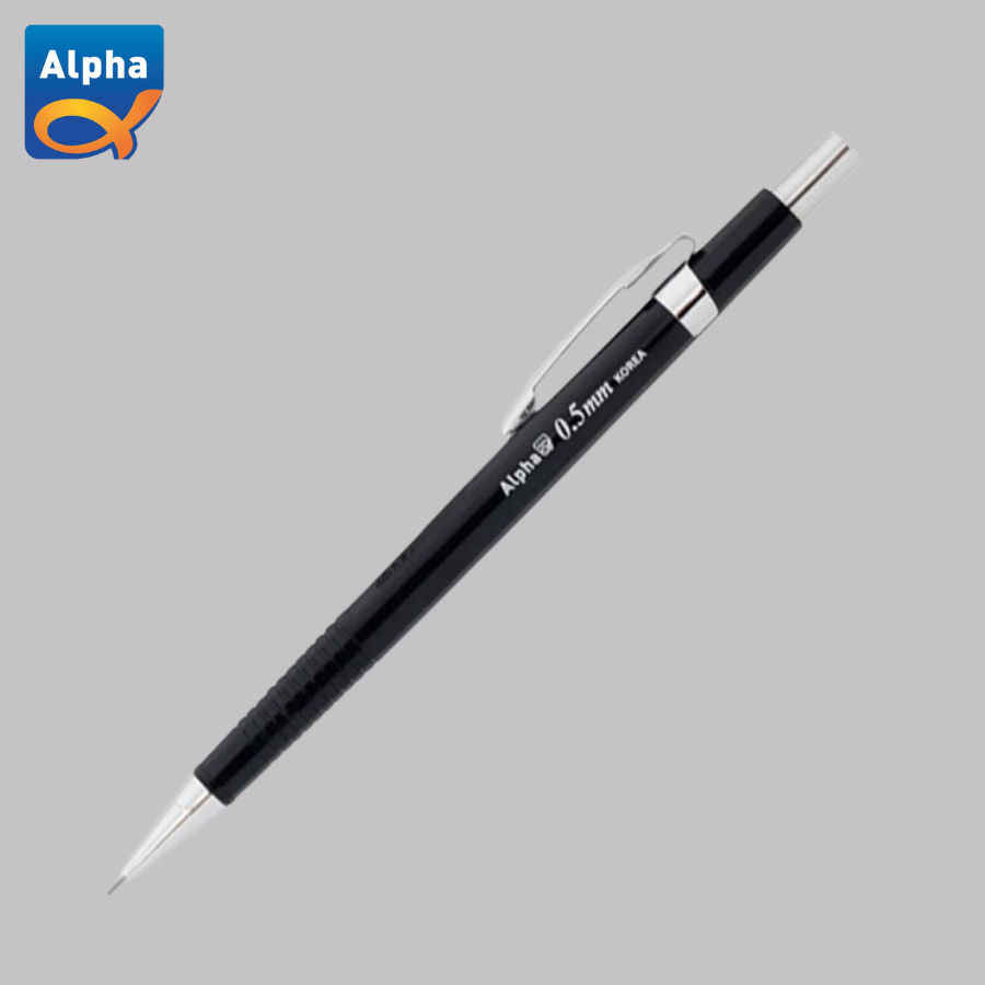 

[Alpha] Sketching Mechanical Pencil / Pensil Mekanik 0.5 mm - Black Body