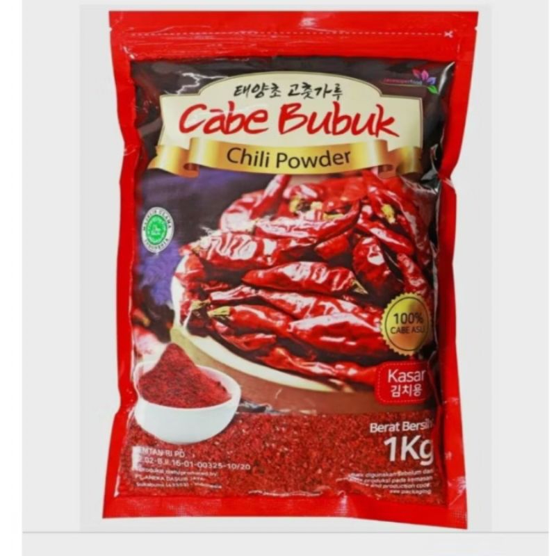 

gochugaru/cabe korea 1kg java halal