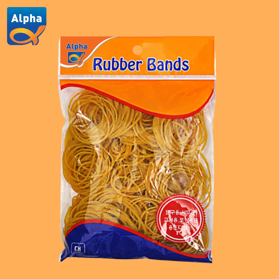 

[Alpha] Rubber band (large/150g/70mm*1.4T) - 600 Pcs / Karet Gelang