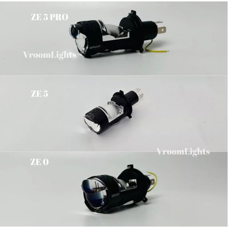 Lampu Utama LED IBright / XCASE H4 ZE5 ZE0 Original High Low AC DC Putih Kuning Lampu Motor Lampu So