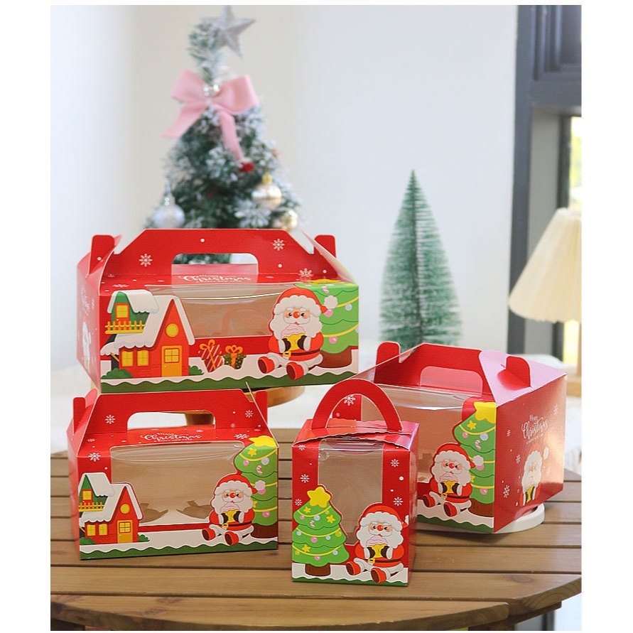 

Box Hampers Cupcake Isi 2/4/6 Edisi Merry Christmas