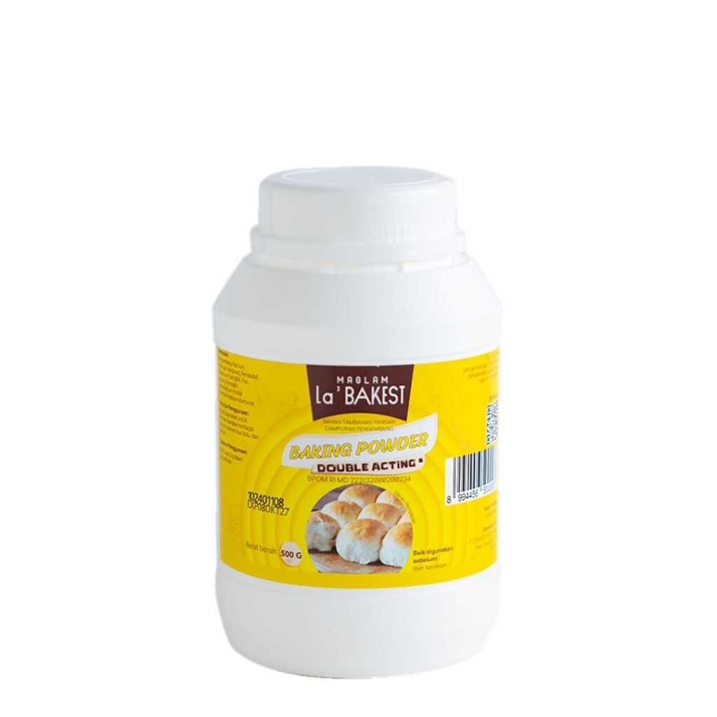 

BAKING POWDER DOUBLE ACTING MAGLAM LA'BAKEST 500GR