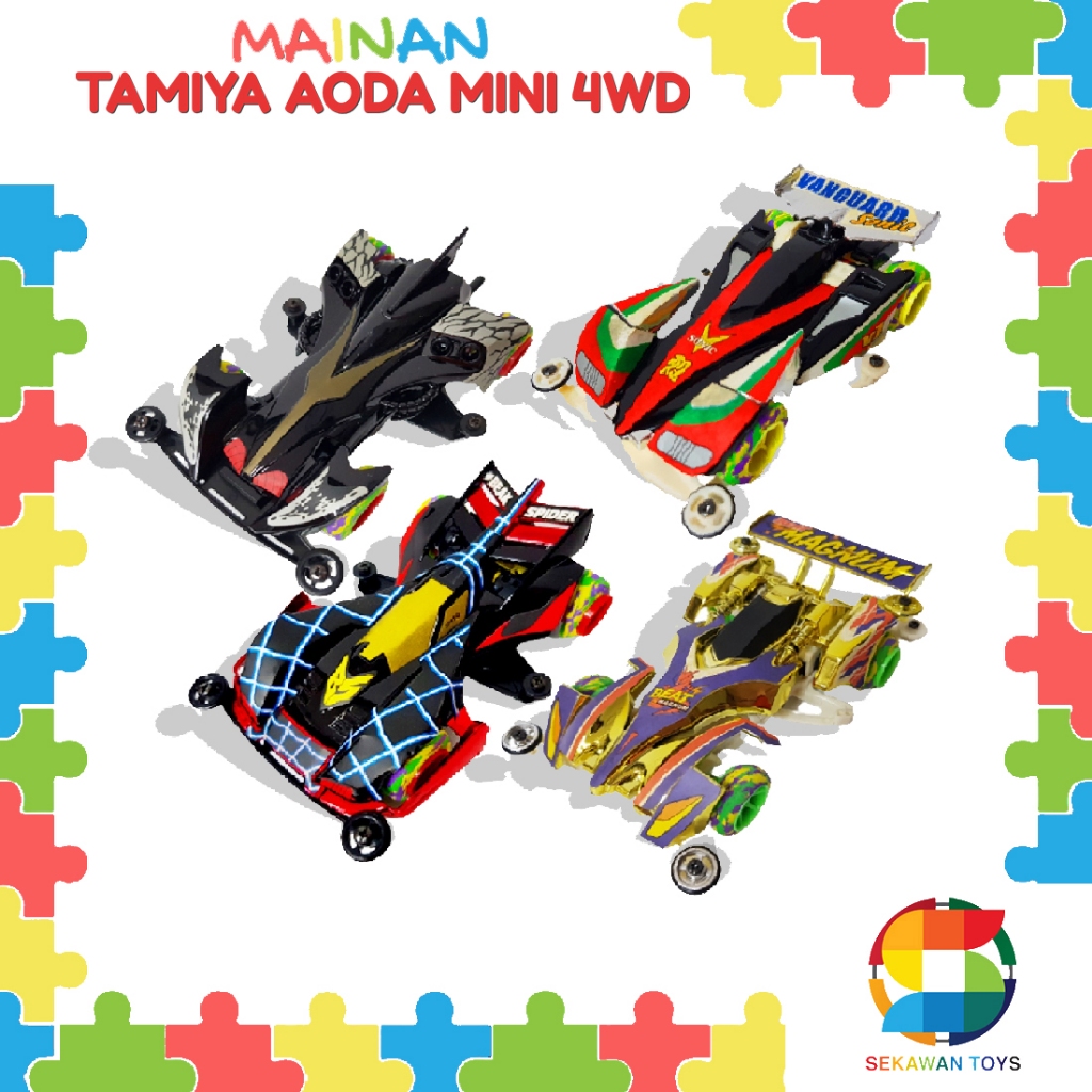 (BISA COD) Tamiya Aoda Mini 4WD / mainan anak cowok/ mobil mobilan  [23601]