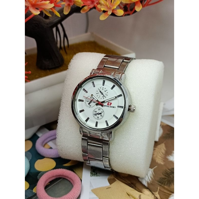 JAM TANGAN RANTAI SILVER WANITA