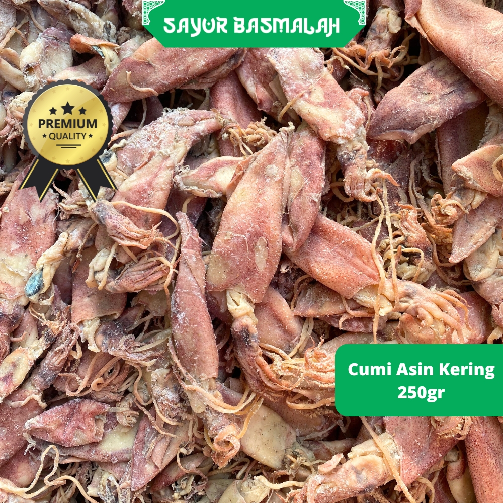 

Cumi Asin Kering 250gr - Sayur Basmalah