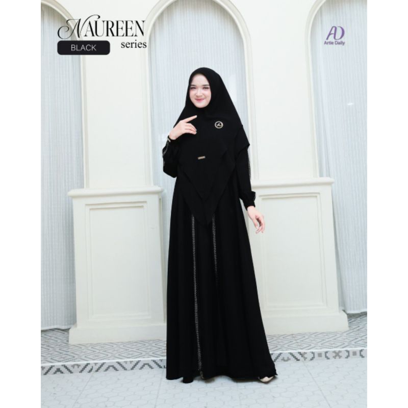 ARTIE DAILY NAUREEN WARNA BLACK SARIMBIT 2025 GAMIS ORIGINAL