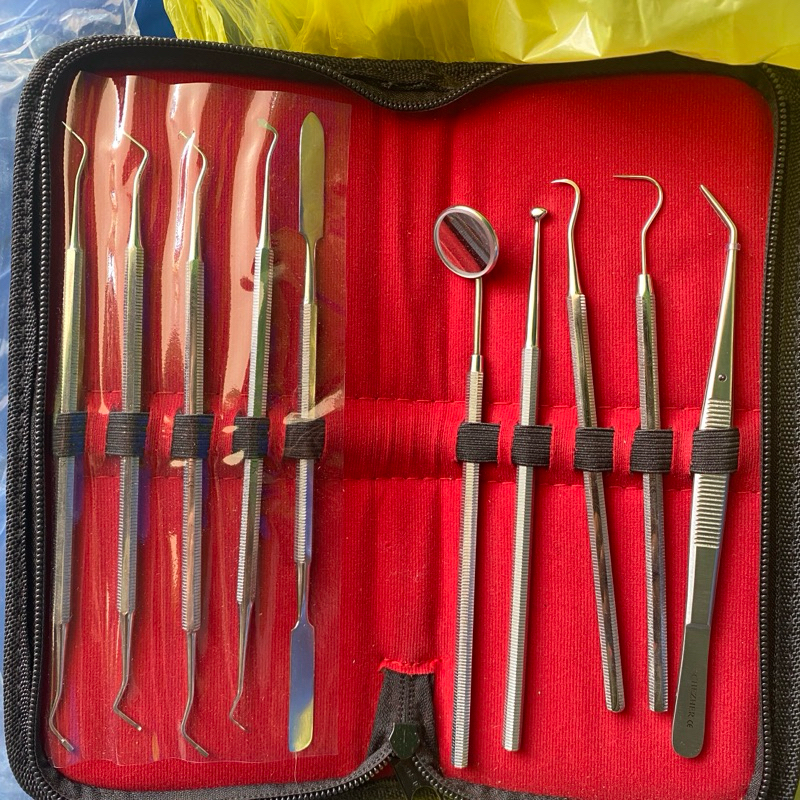 Dental instrument kit/ diagnostic set Schezher Germany/ basic instrument dasar set OD / student kit