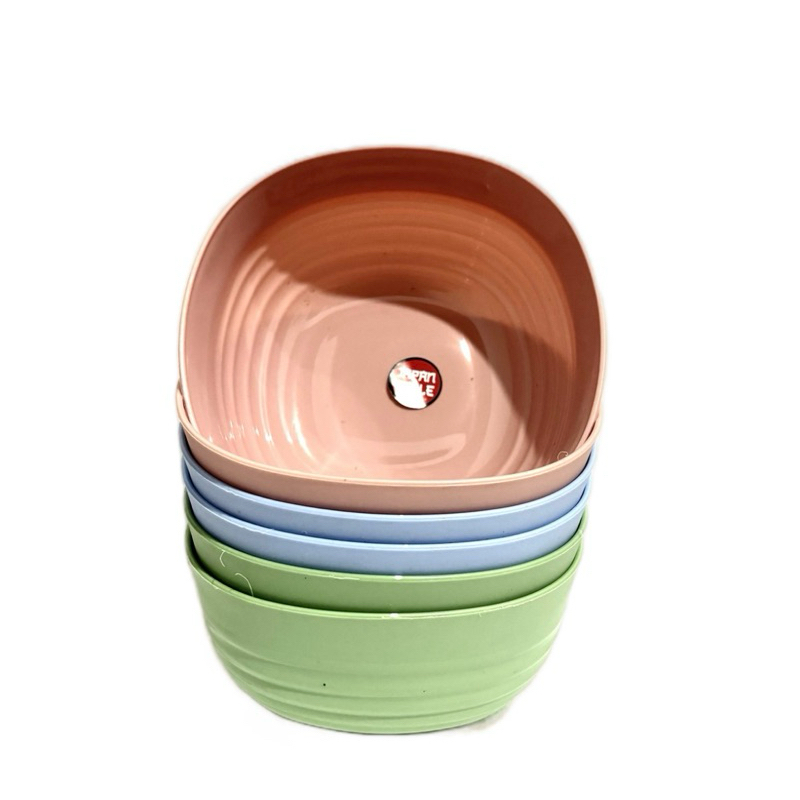 Mangkok kuah ramen mangkok mie mangkok plastik kuwung tebal berkualitas ukuran besar