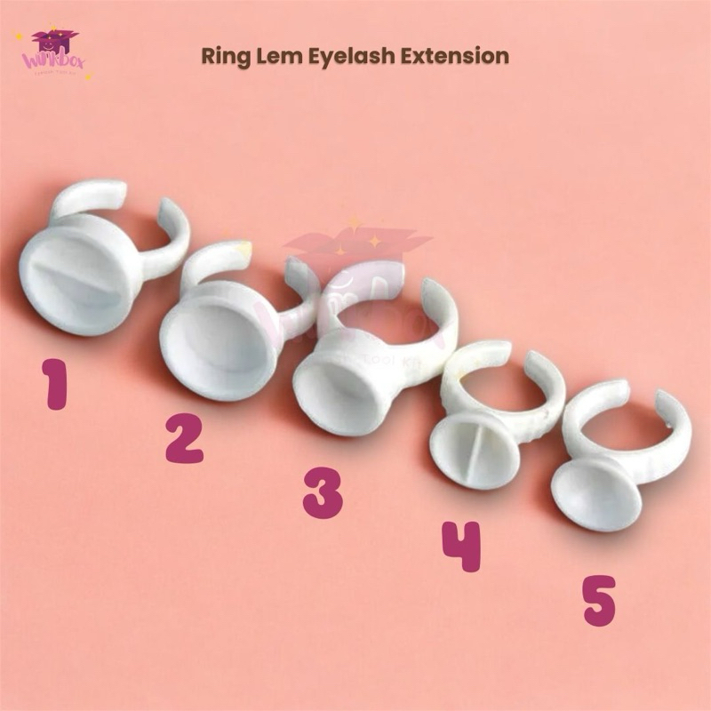 Ring Lem Eyelash Extension - Glue Ring Eyelash Extension