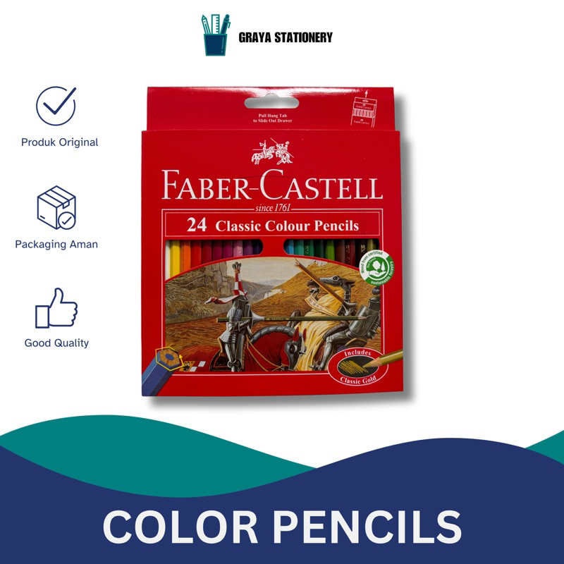 

Faber Castell 24 Classic Colour Pencils