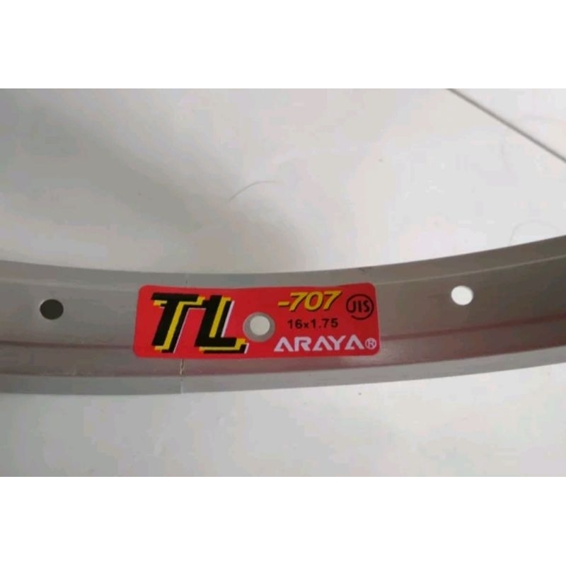 velg rims sepeda anak lipat 16 araya TL707 alloy 20h