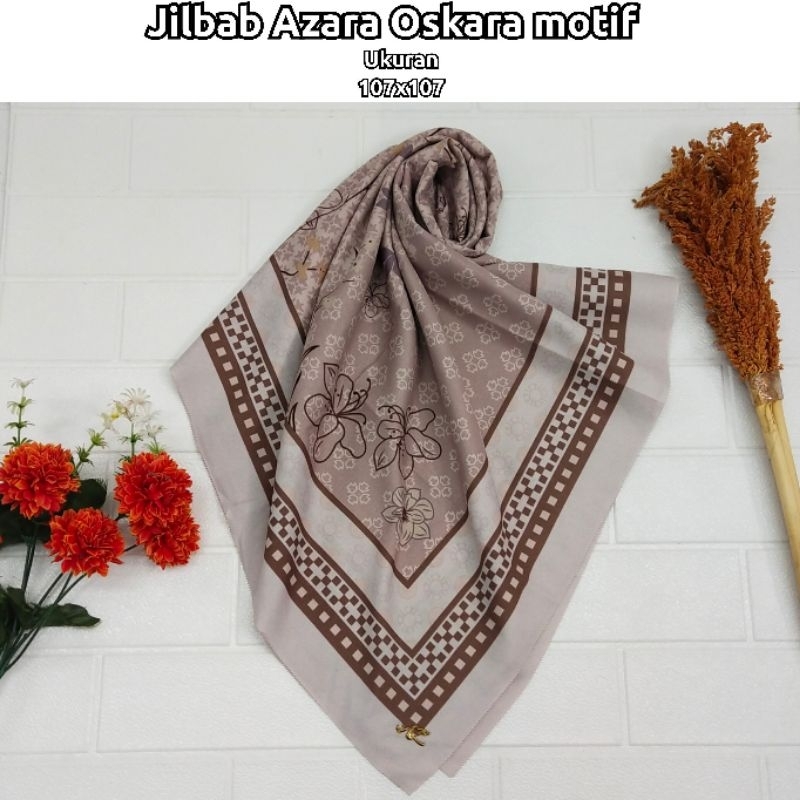 Jilbab Azara Oskara Motif