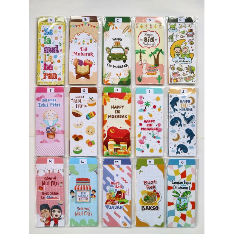 

Amplop lebaran besar BEBAS PILIH MOTIF (1pack isi 10 amplop)