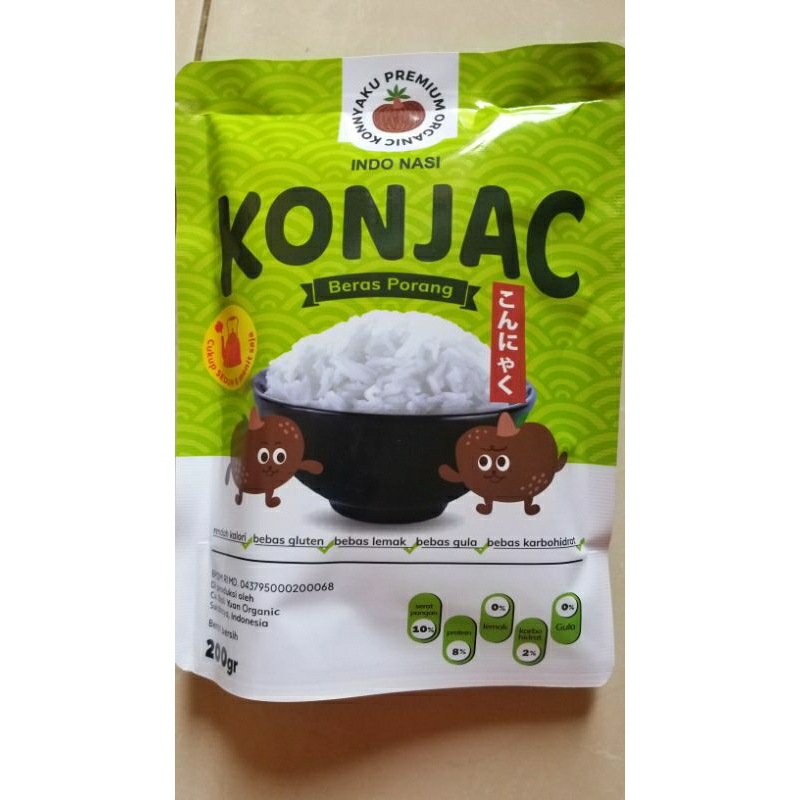 

beras konjac beras diet beras porang shirataki 1 kg