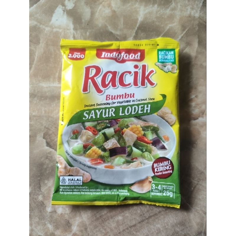 

Bumbu racik sayur lodeh 25g