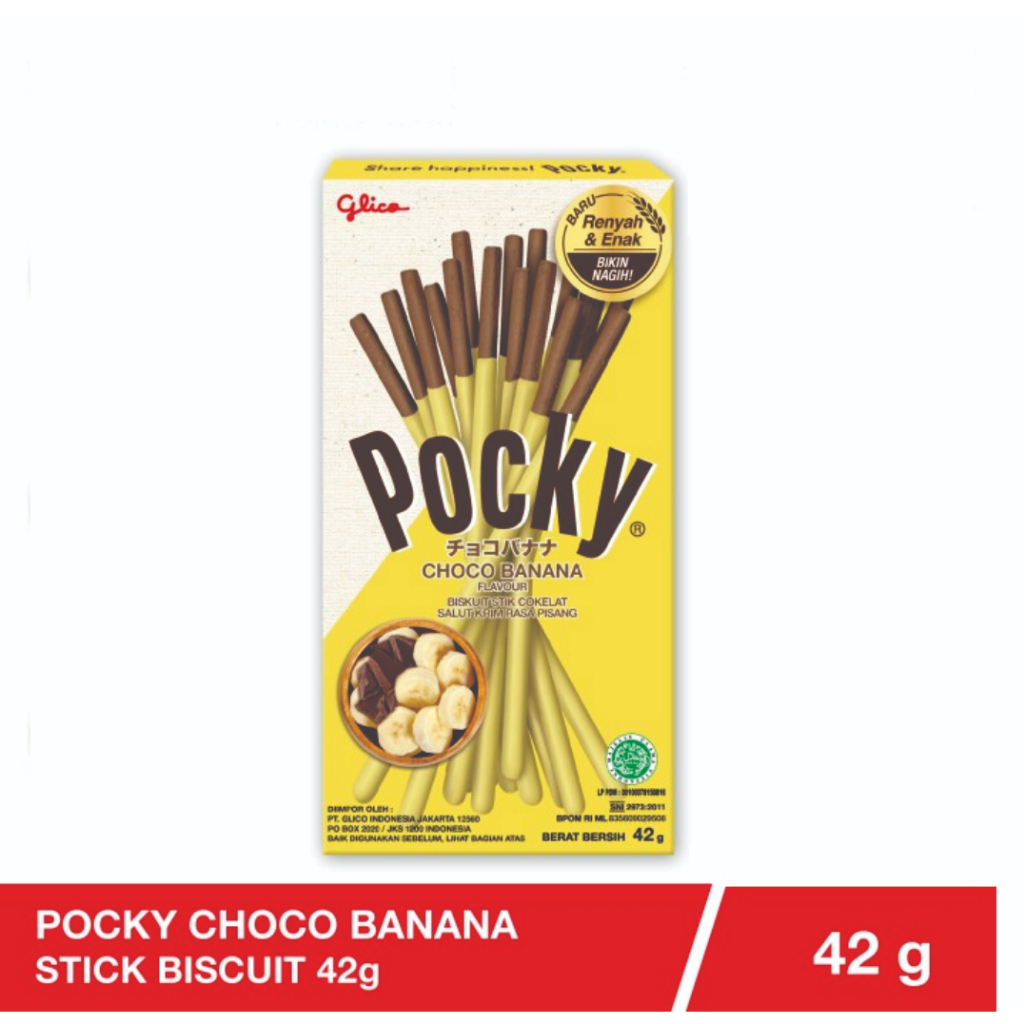 

GLICO | biscuit pocky choco banana - BOX 42g