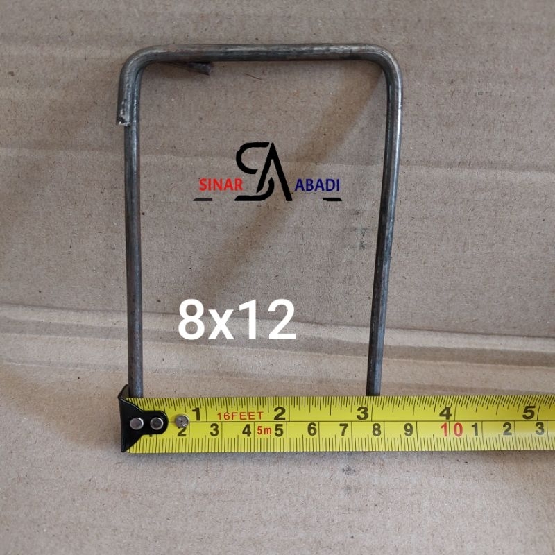 RING BESI TIANG CINCIN BEHEL 8x12