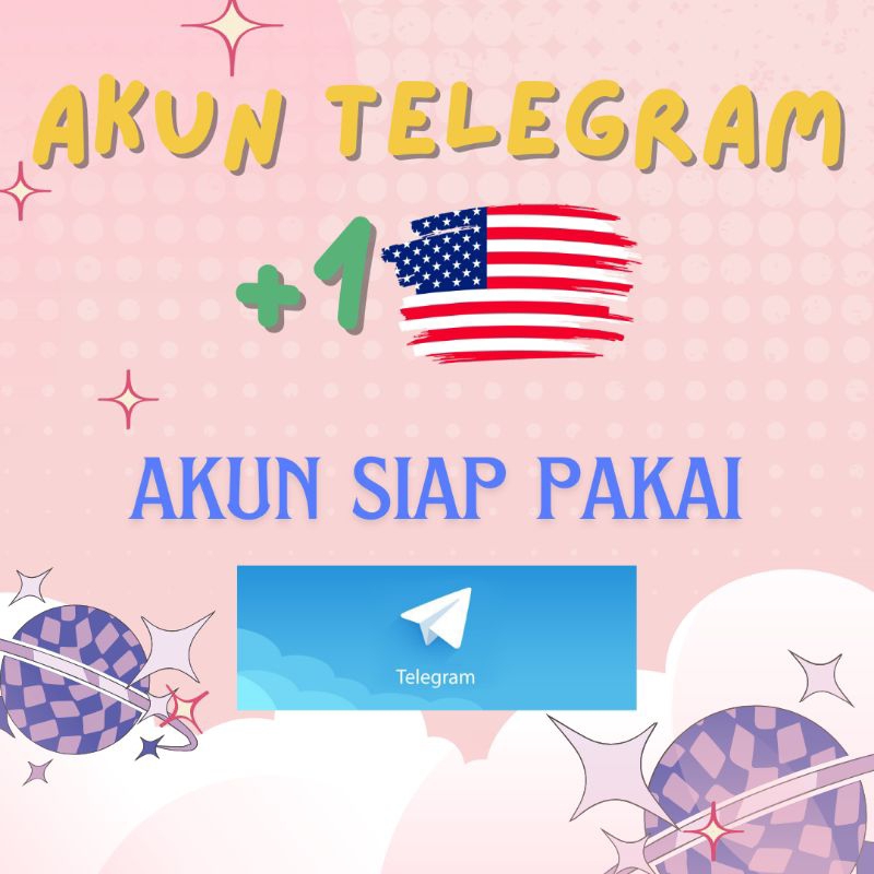 Akun Telegram +1 Siap Pakai / Telegram Akun +1 Termurah / Telegram Luar Negeri