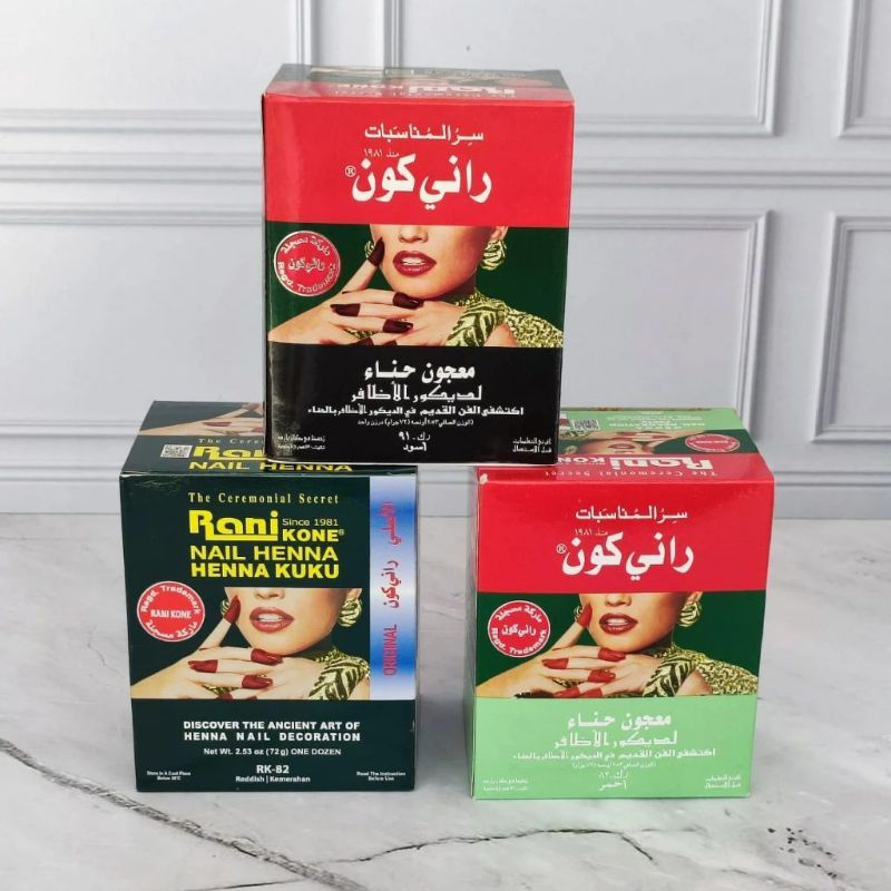 Henna Rani Kuku Warna Merah