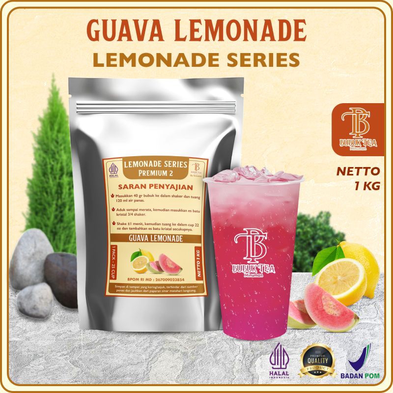 

BUBUK MINUMAN GUAVA MIX LEMONADE 1KG