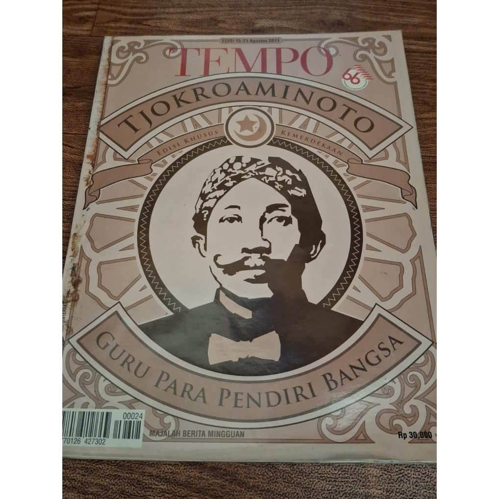 Majalah TEMPO EDISI KHUSUS TJOKROAMINOTO GURU PARA PENDIRI BANGSA