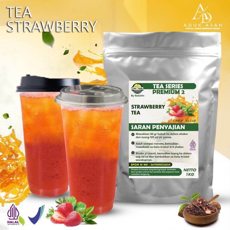 

STRAWBERRY TEA 1KG / BUBUK MINUMAN PREMIUM