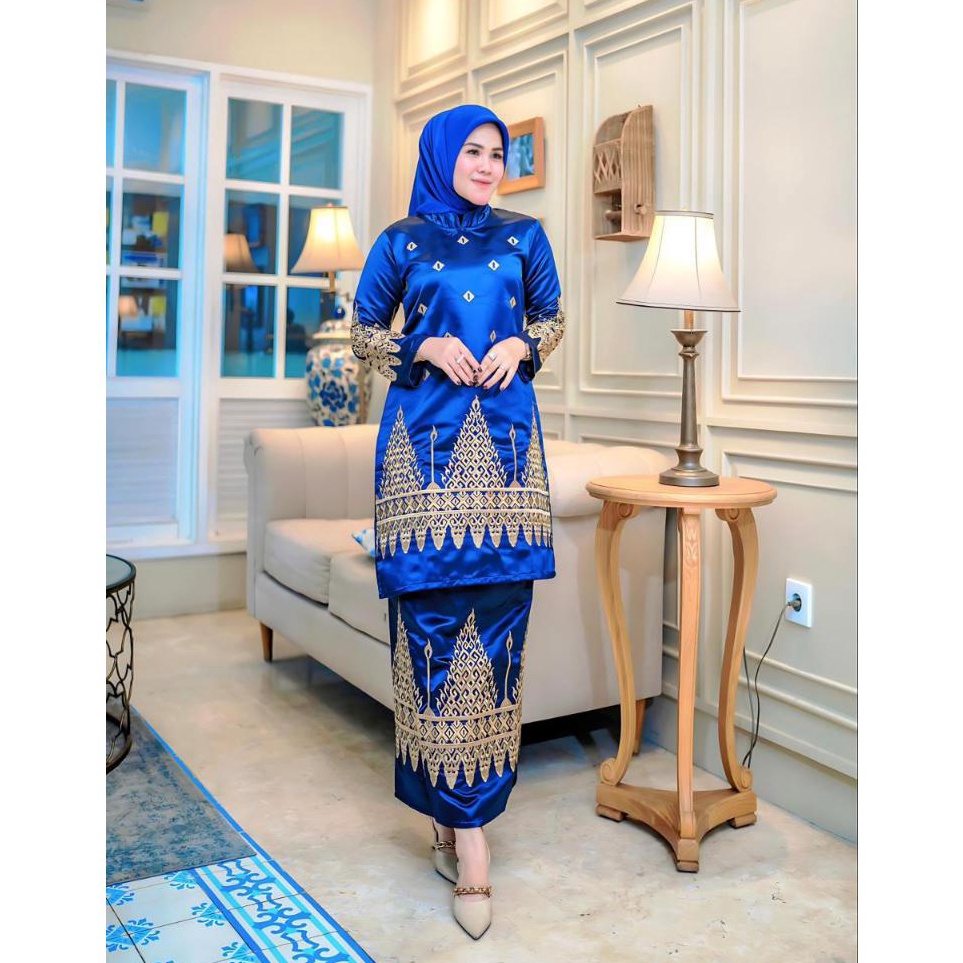 KODE N49Y EKNew Set Baju Kurung Bordir  Baju Kurung Modern  Kebaya Modern  Kebaya Baju Kurung Padang