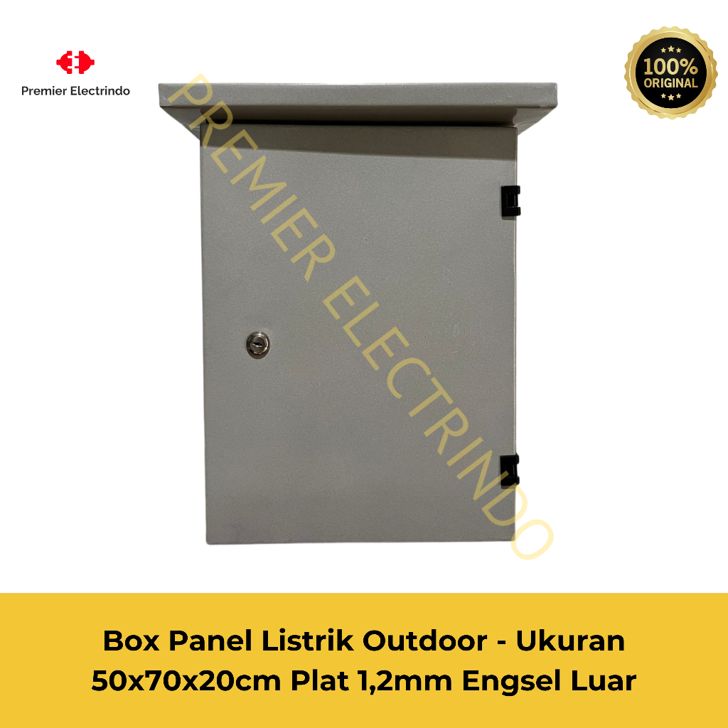 Panel Box Listrik Outdoor 50x70x20cm / 500x700x200mm / 70x50x20cm / 700x500x200mm Plat 1.2mm Engsel 