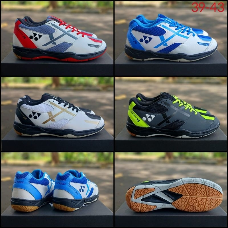 sepatu badminton Yonex power cushion sol karet berdenyit