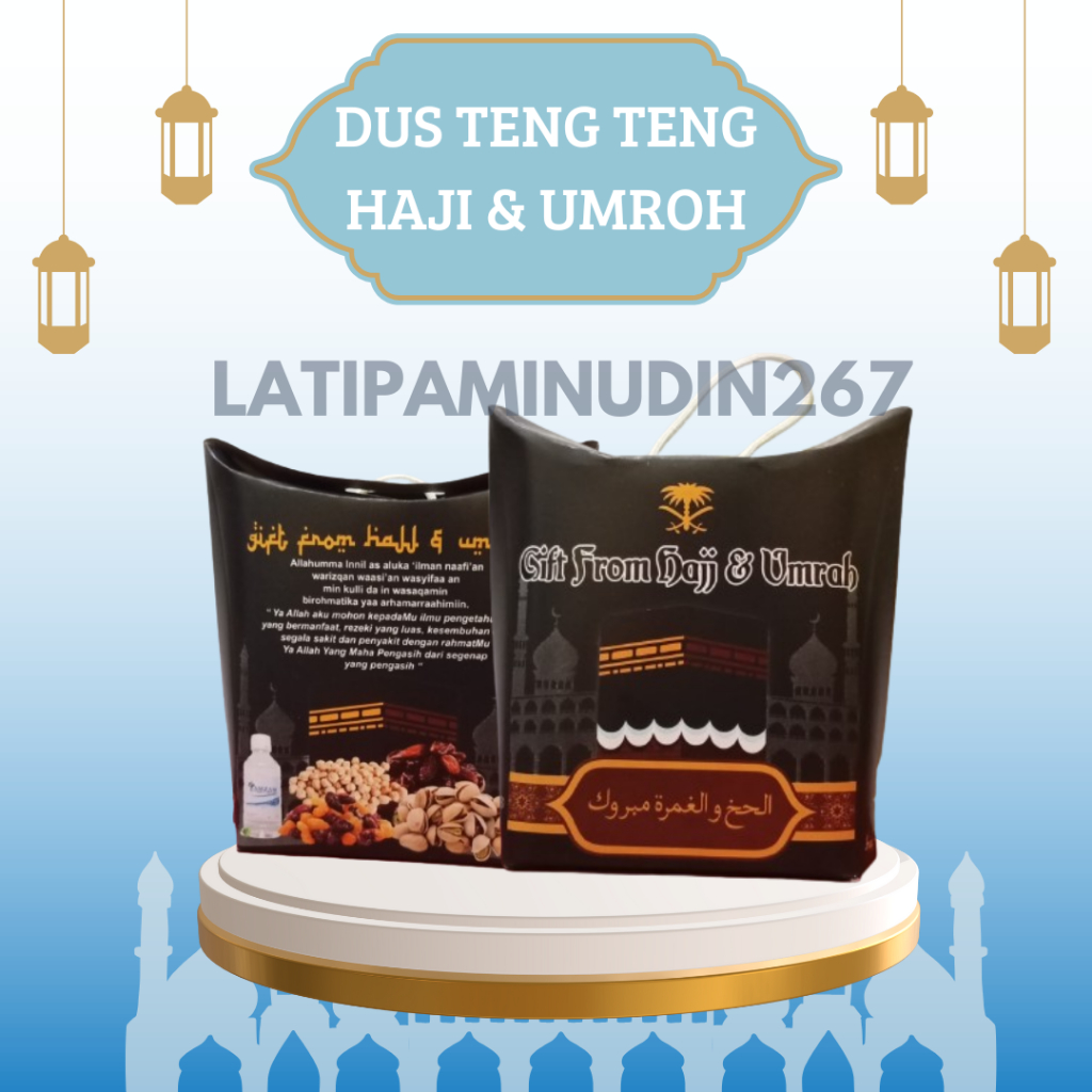 

DUS TENG TENG UNTUK OLEH OLEH HAJI DAN UMROH 1 PACK ISI 50 PCS