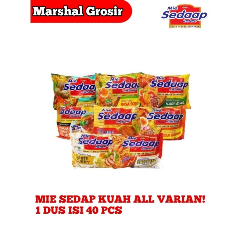 

MIE SEDAP KUAH ALL VARIAN (40PCS)