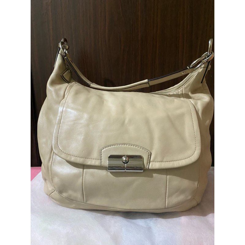 Coach Kristin Hobo bag Champagne - tas kerja / kuliah
