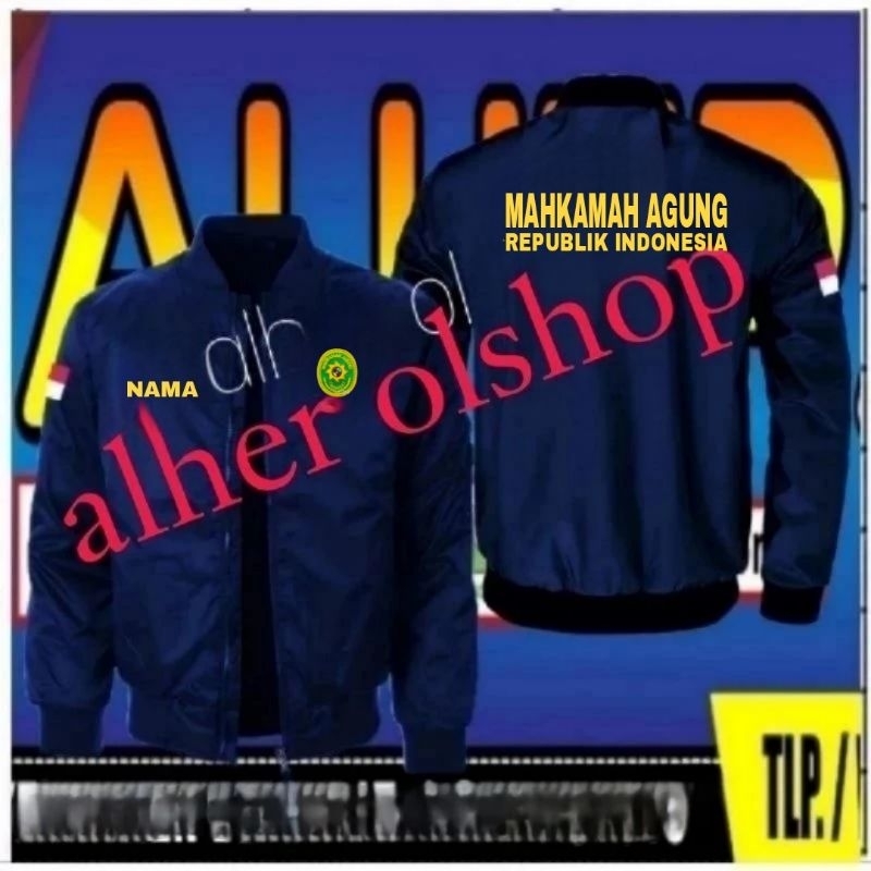 Jaket bordir mahkamah agung Jaket mahkamah agung jaket ma RI Jaket bomber ma RI jaket bomber mahkama