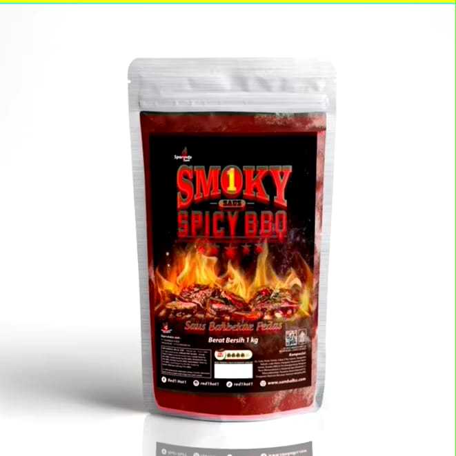 

SMOKY1 SPICY BBQ 1KG (Saus Barbeque)