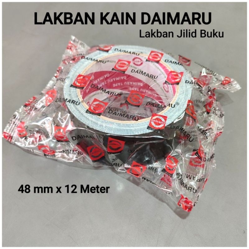 

Lakban Jilid Hitam 48 mm DAIMARU / Ukuran 2 Inch