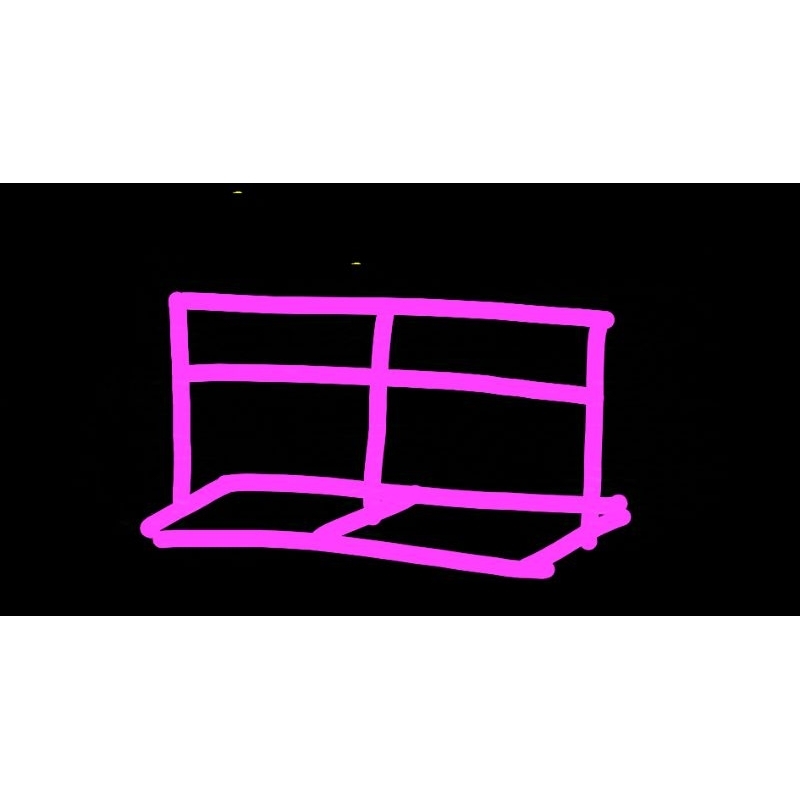 gawang gantungan baju tingkat gandeng 2 konektor doble panjang 3m