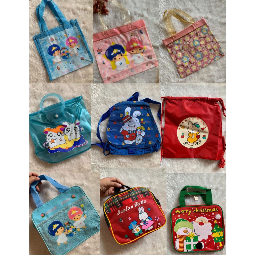 Tas Jadul | 90an | 90s | Tas Anak | Tas Serut | Tas Ransel | Tas Bahu | Tas Tenteng | Tas Bekal