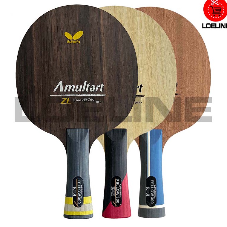 Barang Pilihan Kayu Bet Bat Pingpong Tenis Meja Butterfly Amultart Carbon Murah Bagus